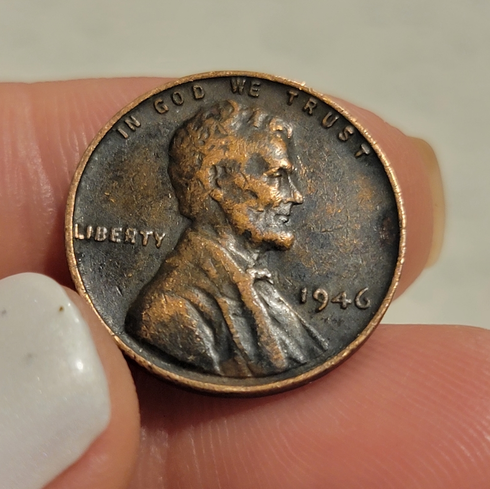 Rare Lincoln 1946 Wheat Penny No Mint Mark